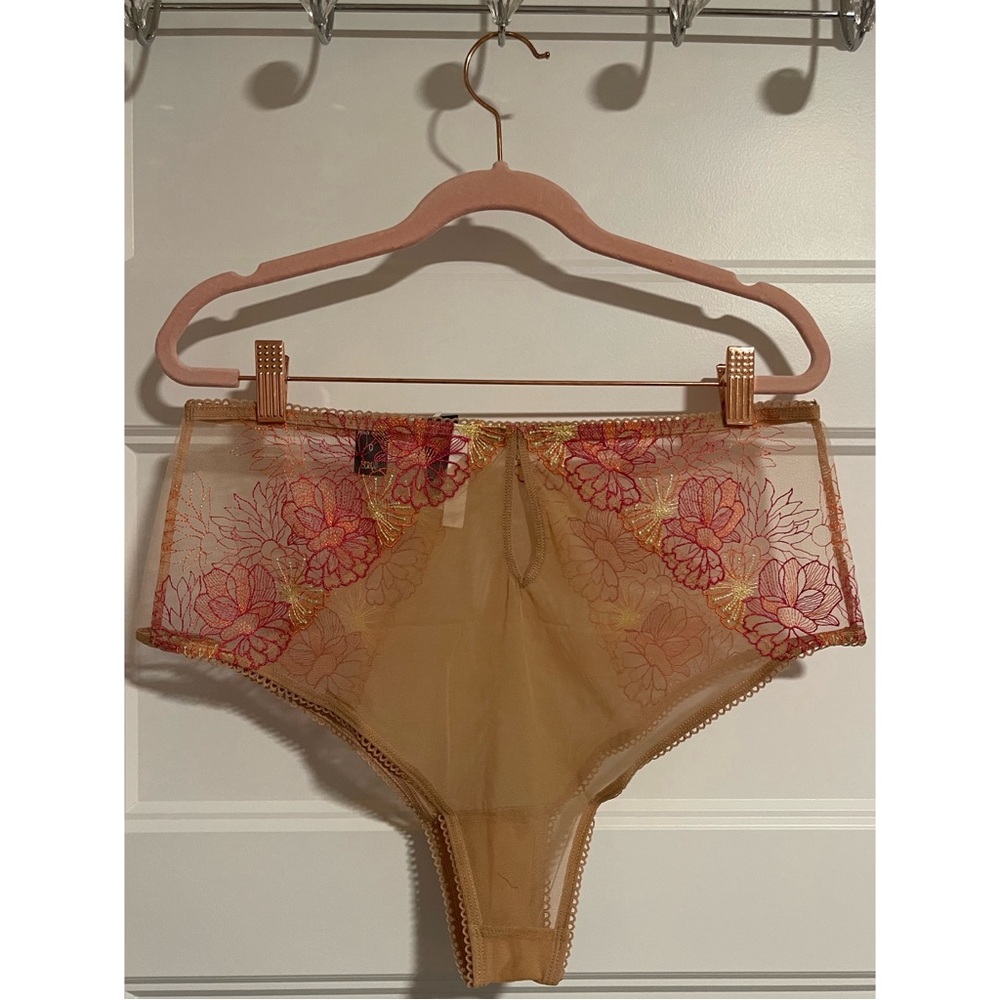 Torrid Rose Dust Lace Babydoll Lingerie Set w/ Panty NWT SZ 0 (12) - Picture 8 of 14